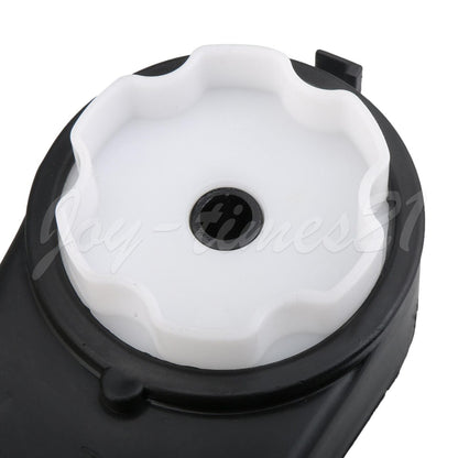 Motorized Gearbox for Electric Car or Bike - Replacement Part, 18000 RPM, 6V, Durable Black Plastic