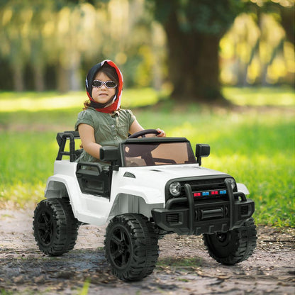 3-Speed Remote Control Ride-On Car Truck with Light and Music for Kids - Perfect Gift for Boys and Girls