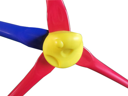 6ft Dome Climber with 1.2m Slide and Blue Climbing Stones for Ages 3+