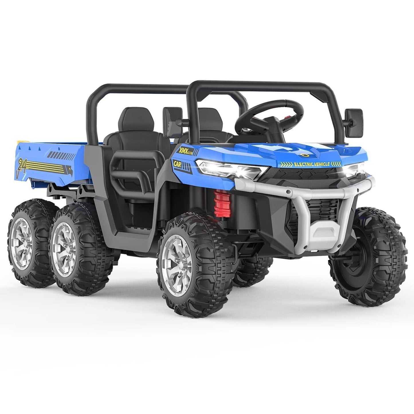 Electric 3-Speed Kids Ride-On Truck with Remote Control - Perfect Gift for US Children (24V)