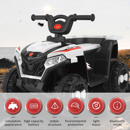 6V Electric ATV Quad Kids Ride-on Car Battery Powered 4-Wheel Motorcycle