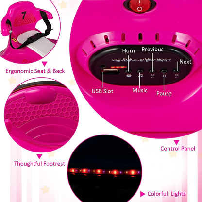 Remote Control Electric Bumper Car for Kids - Battery Powered Ride-On Vehicle