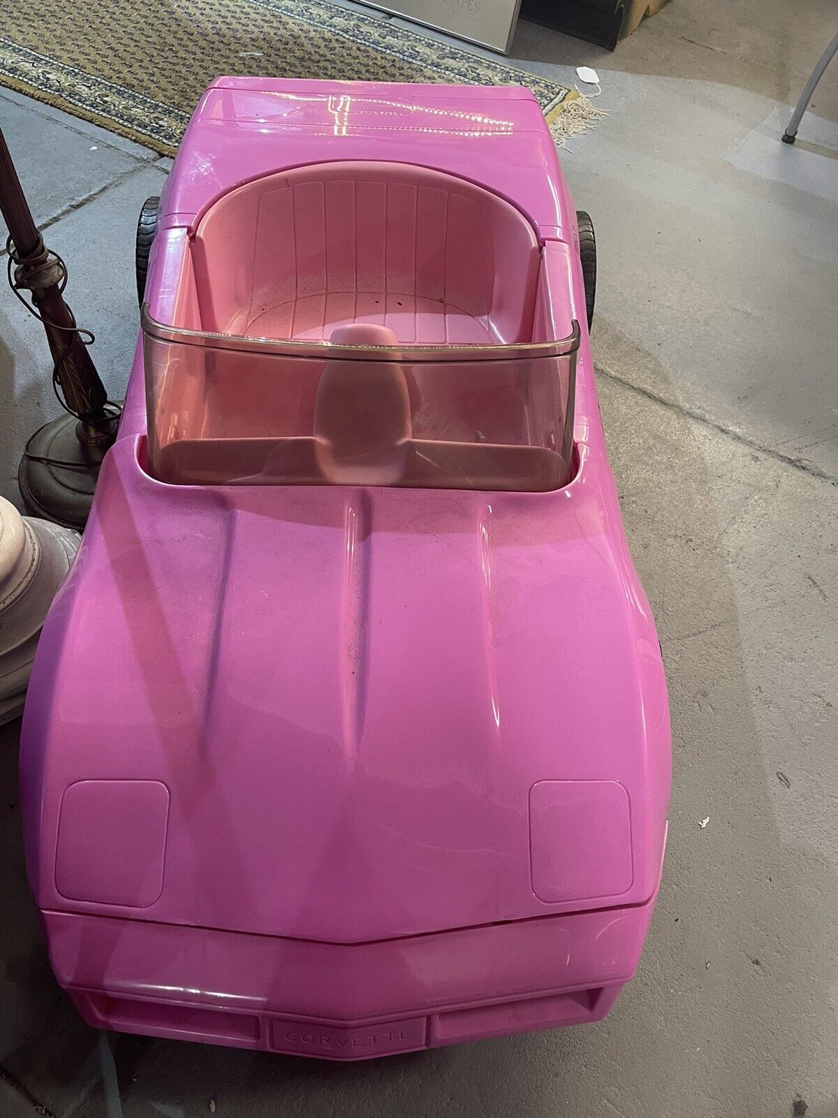 1988 BARBIE CORVETTE Classic Edition ~ Ride-On Toy Car #85350