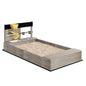 Wooden Sandbox with Liner and Kitchen Sink Design for Ages 3-7 Years Gray