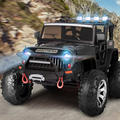 Premium 24V Electric Kids Ride-On Truck with MP3, LED Lights, and Remote Control - 3 Speeds, 2X200W Motors