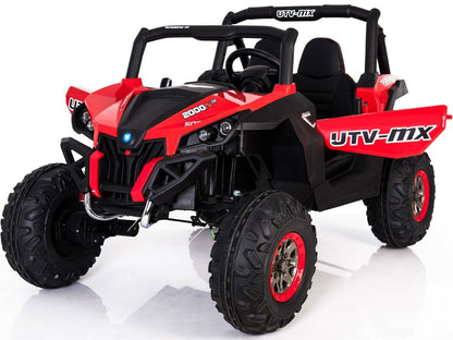 12V Kids Ride-On Toy Electric Car - Mini Moto UTV 4x4 - Black, Blue, White, Red, Pink