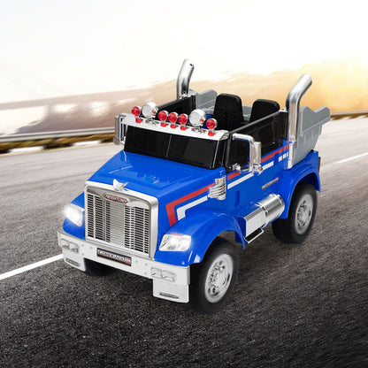 12V Kids Electric Ride On Toy Truck with Music and Remote Control