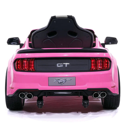 24V KIDS GIRLS RIDE ON FORD MUSTANG GT DELUXE EDITION VEHICLE, DUAL HIGH-PERFORMANCE ENGINES+REMOTE CONTROL