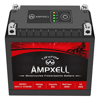 YTX14-BS 12V 8Ah Lithium Powersport ATV Motorcycle Battery with 480A CCA