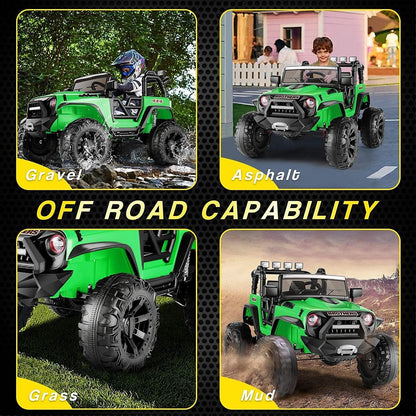 12V&24V Electric Ride-On Car for Kids: ATV Truck for Ages 3-8