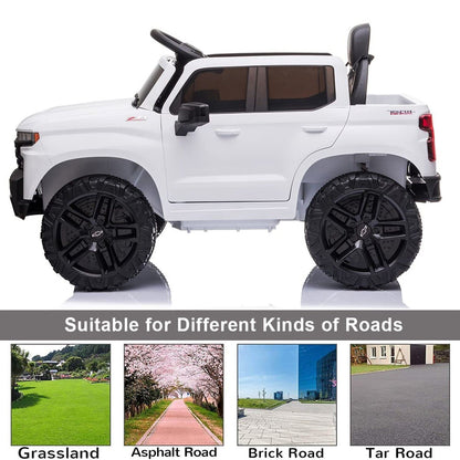 Chevrolet Silverado 12V Kids Electric Ride-On Truck for Boys and Girls