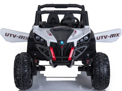 12v Blue Mini Moto UTV 4x4 (2.4ghz Remote Control) Electric Ride-On Vehicle - Two Seater for Toddlers