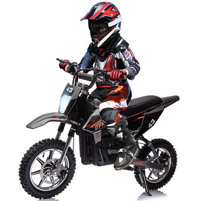 Electric Dirt Bike for Kids with 36V Brushed/Brushless Motor