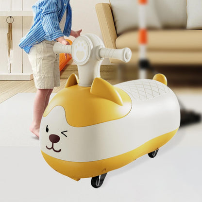 Silent Wiggle Car Kids Scooter Outdoor Ride-On Toy for Boys and Girls