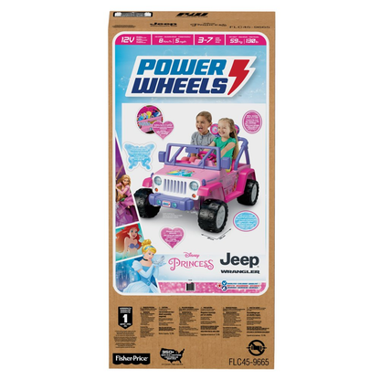 Pink Princess Electric Car Toy Truck SUV Ride On for Kids with Sound Effects - Ideal for Girls