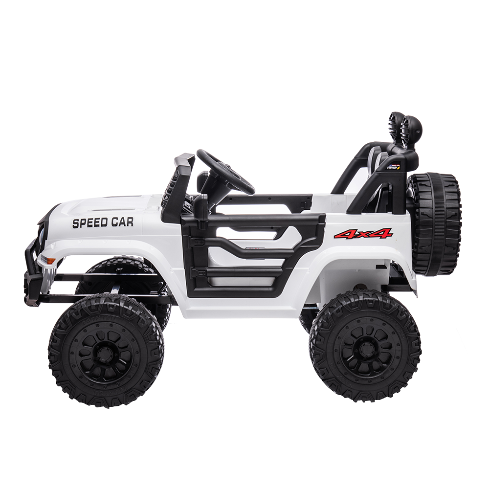 Electric 4-Wheel Kids Ride-On Car with Remote Control - 12V Battery Powered