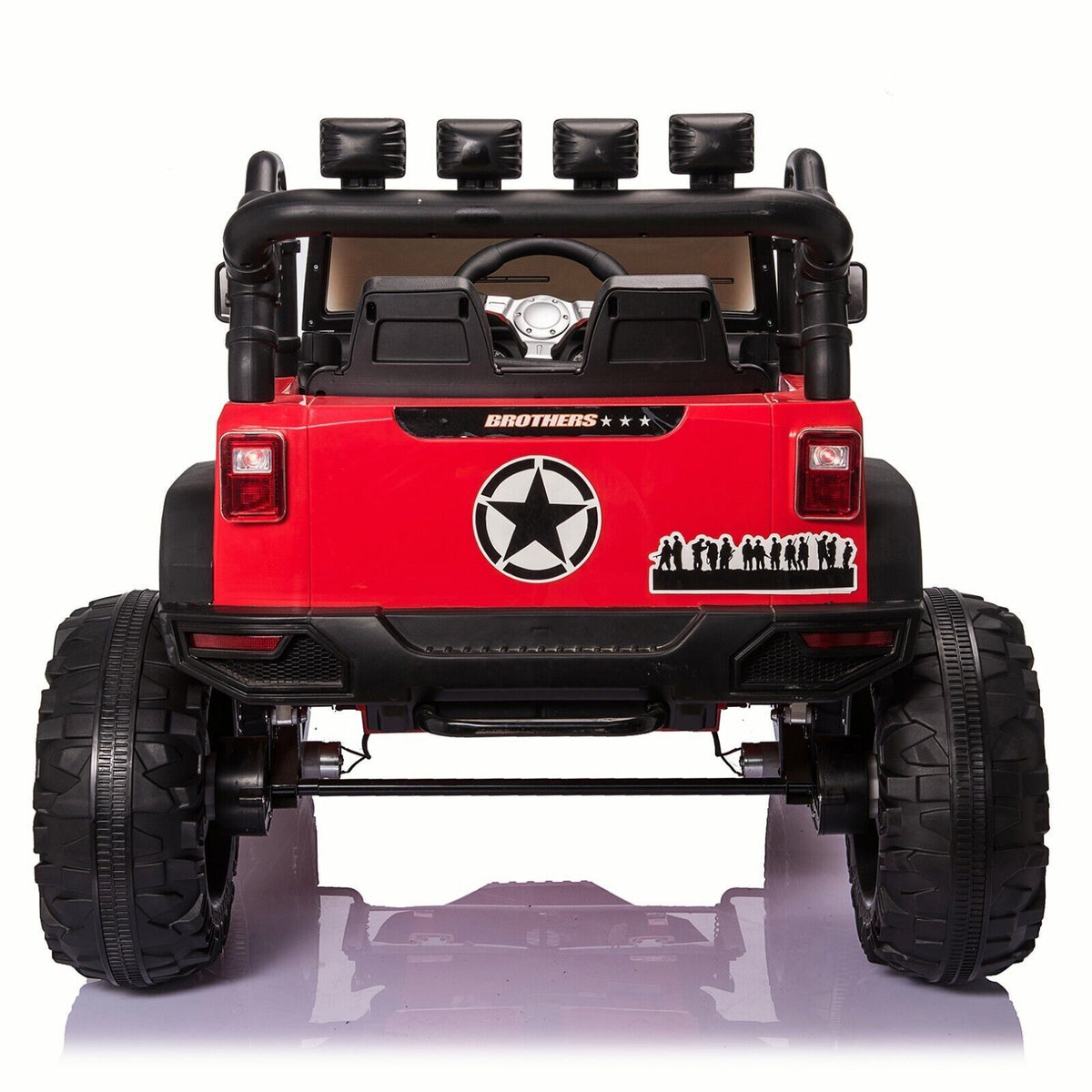 Electric 24V Battery Kids Ride On Car Toy Truck with USB, Bluetooth, and Remote Control Features