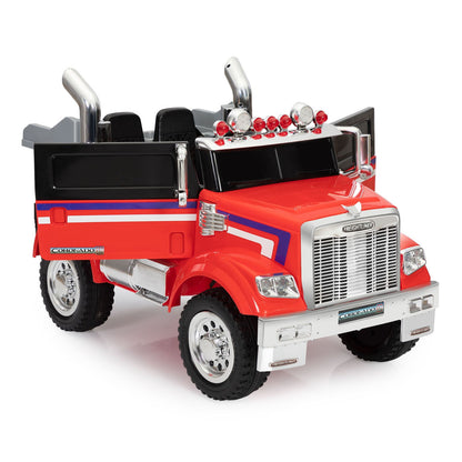 12V Kids Electric Ride On Toy Truck with Music and Remote Control