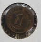 1900 F German Empire 1 Pfennig Extremely Fine