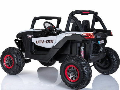 Black Mini Moto UTV 4x4 12v (2.4ghz RC) Two Seater Electric - Ride On Vehicle for Toddlers