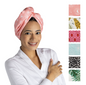 Lemon Lavender Plot Twist Microfiber Turbo Towel