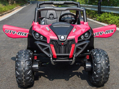 Pink 12v Mini Moto UTV 4x4 with Remote Control (2.4ghz RC)
