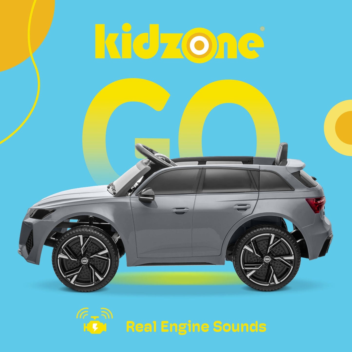 Kidzone Kids 12V Ride On Car - Choose from 7 Vibrant Colors!