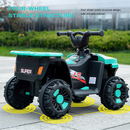 6V Electric ATV Quad Kids Ride-on Car Battery Powered 4-Wheel Motorcycle