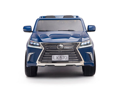 Blue 24V Power Lexus 570 Kids Electric Ride-on SUV with 4x4 Capability and EVA Rubber Tires