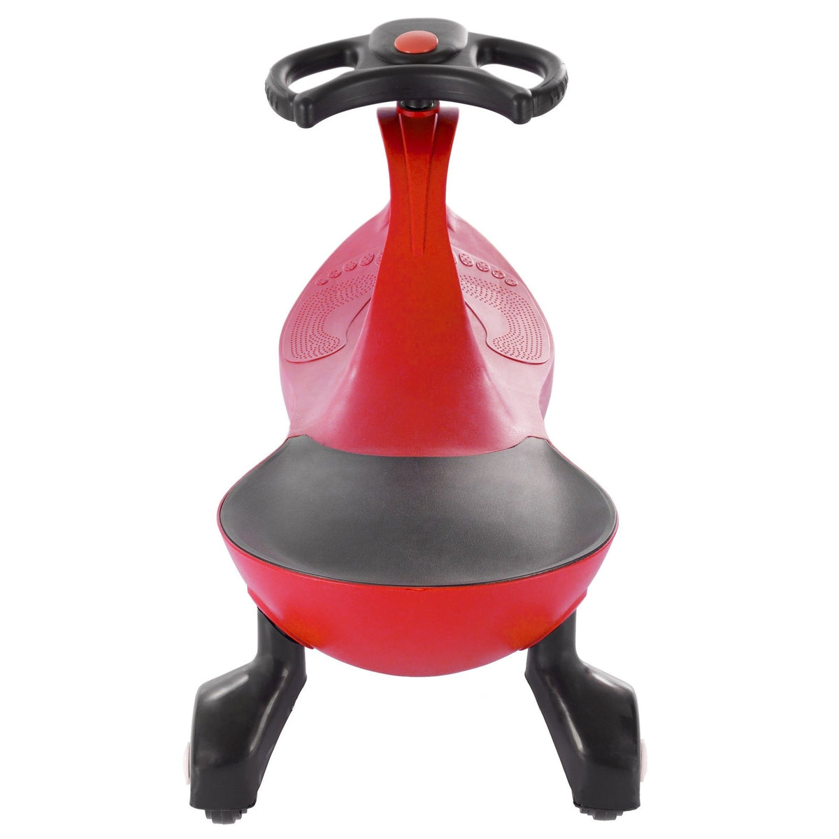 Red and Black Wiggle Ride-On Car Toy – Battery and Pedal Free, New with Damaged Box