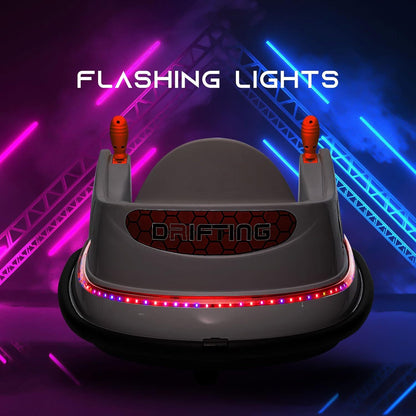 6V Electric Ride-On Bumper Car with Remote Control for Kids and Toddlers