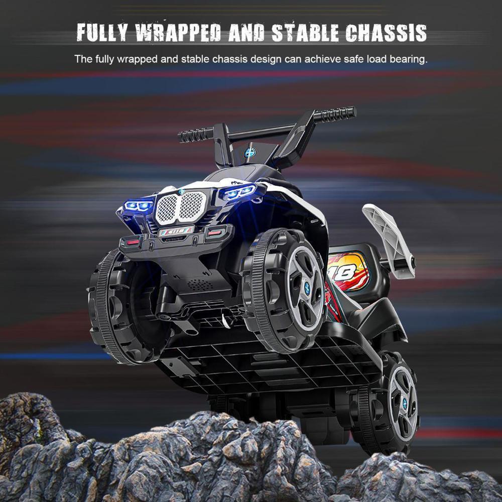 Premium 6V Electric ATV Quad Car Toy for Kids with LED Lights