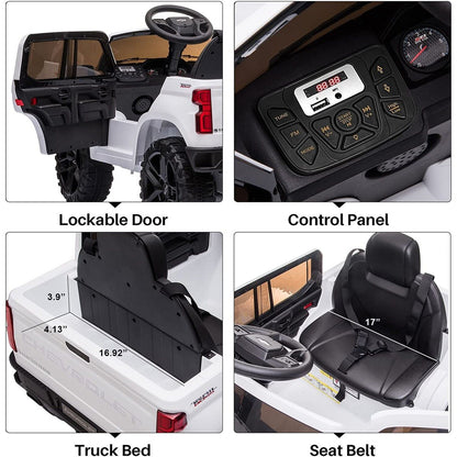 Chevrolet Silverado 12V Kids Electric Ride-On Truck for Boys and Girls