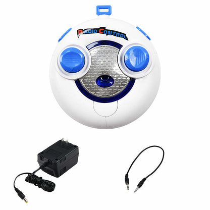 6V Kids Ride On Car with RC Remote Control, Battery Powered Toy with LED Lights