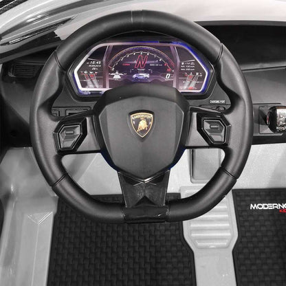 TWO SEATER LAMBORGHINI AVENTADOR 24V KIDS VEHICLE - KIDS ELECTRIC CAR WITH REMOTE CONTROL