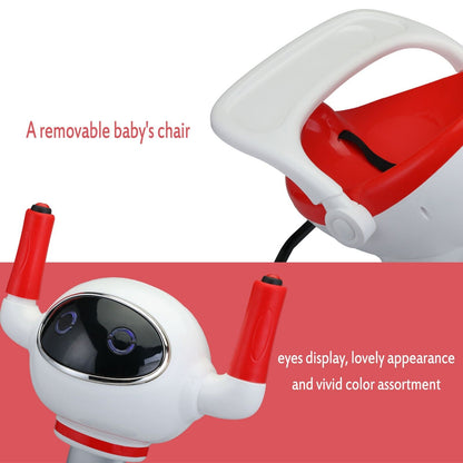 TOBBI 3-in-1 Electric Ride On Car for Toddlers - Remote Control Robot Buggy Toy Gift for Kids