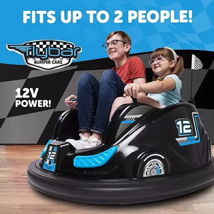 Flybar 12-Volt Battery Operated Electric Bumper Car (Various Shades)