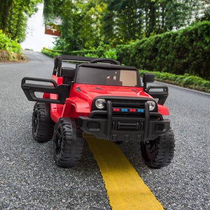 12V Kids Ride On Car Truck Toy with Remote Control, Lights, Music, and Safety Features