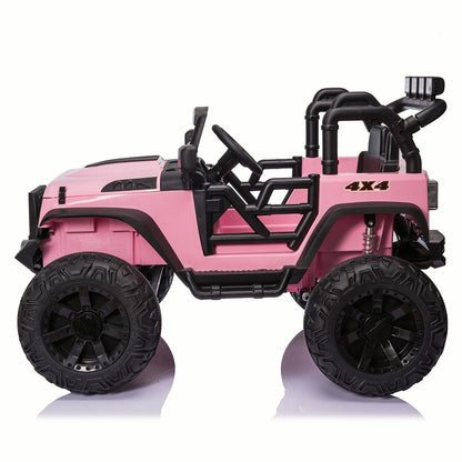 Electric 24V Battery Kids Ride On Car Toy Truck with USB, Bluetooth, and Remote Control Features