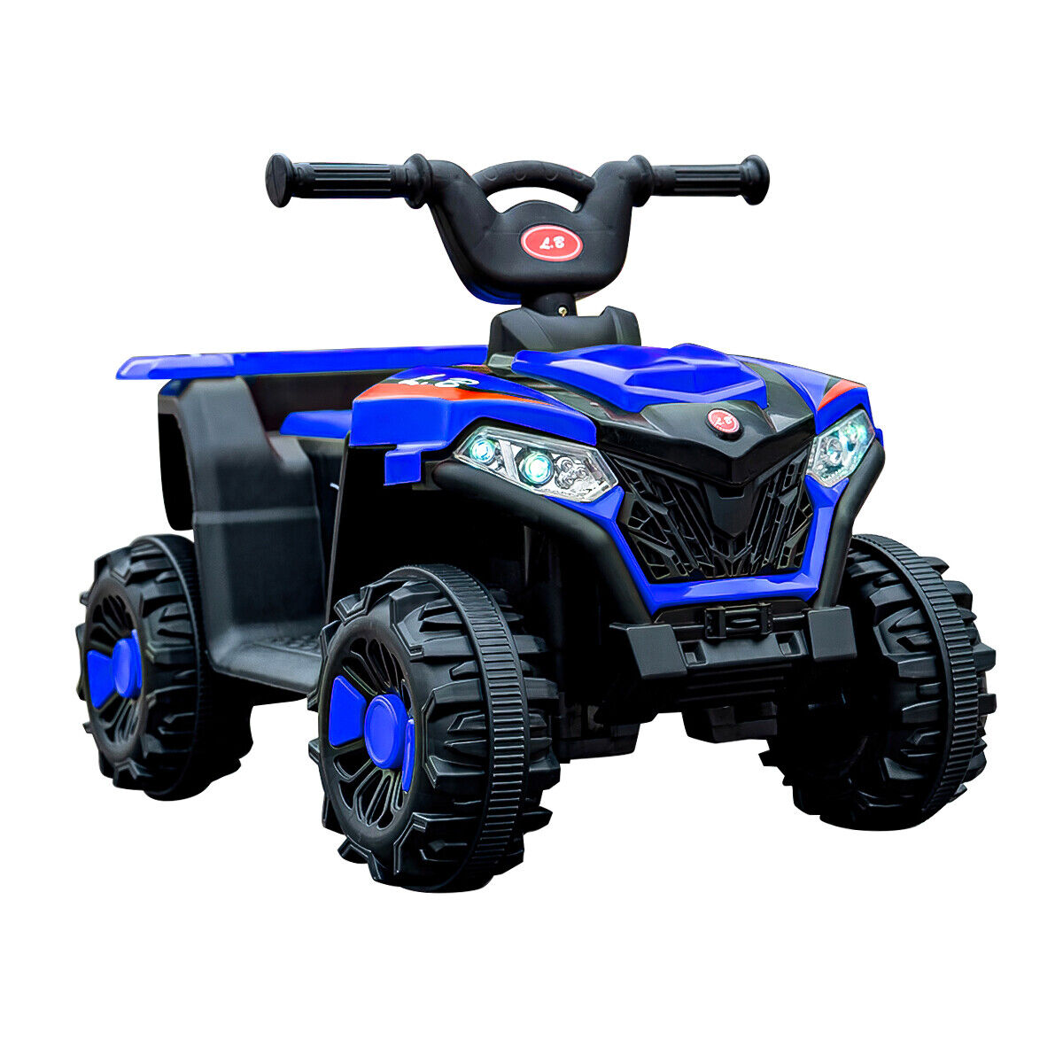Electric ATV Ride-On Car with MP3 Player and LED Lights - 6V Battery Powered, 4-Wheeled Beach Cruiser