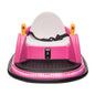 6V Pink Toddler Ride-On Bumper Car with Remote Control and 360° Spin