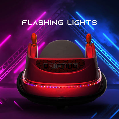 6V Electric Ride-On Bumper Car with Remote Control for Kids and Toddlers