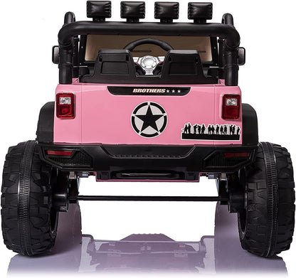 Premium 24V Electric Kids Jeep with 2X200W Battery, Remote Control, and 3-Speed Options