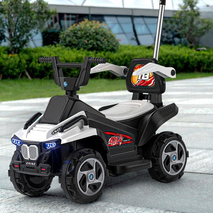 Electric ATV 4-Wheeler Quad Car Toy for Kids with LED Headlights