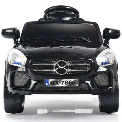 6V Kids Ride On Car with RC Remote Control and LED Lights - Perfect Christmas Gift!