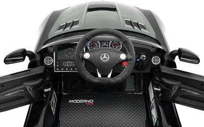 2023 Red Carbon SLS AMG Mercedes Benz Car for Children 12V Electric Ride-On Toy