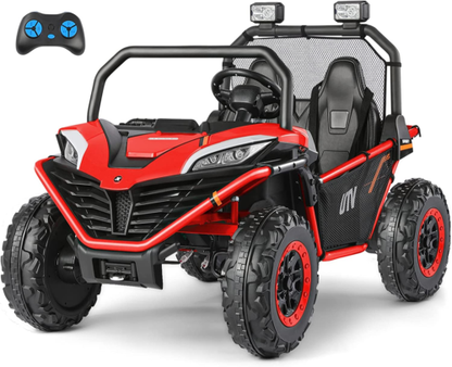 Off-Road UTV Toy for Kids - 2 Seater Ride-On Car, 12V Battery-Powered, Electric 4WD