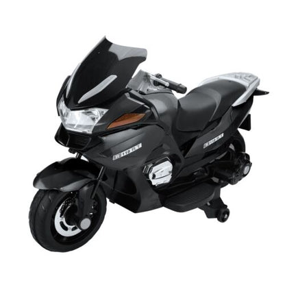 TOBBI 12V Kids Electric Motorcycle with Training Wheels - Dirt Bike Motorbike for Young Riders