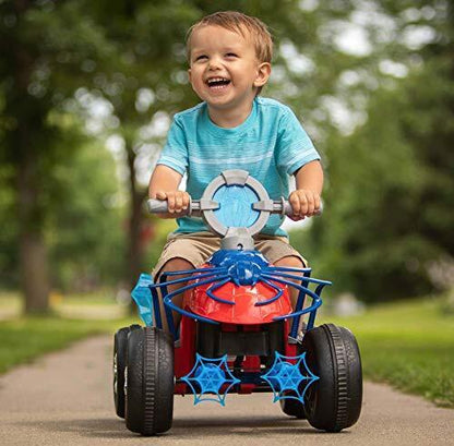Marvel's Spider-Man Premium Toddler Quad Ride-On for Kids 18-30 Months by Kid Trax