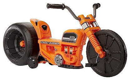 Rev Up Your Ride: Motorcycle-Inspired Street Burner with Adjustable Seat and Durable Design